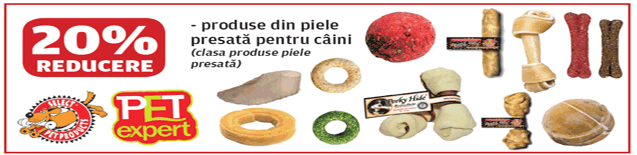 - 20% Reducere la toate produsele de piele presata 