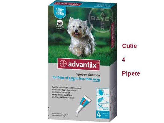 Preturi Animale de companie - Bayer - Advantix 100 (4-10kg)