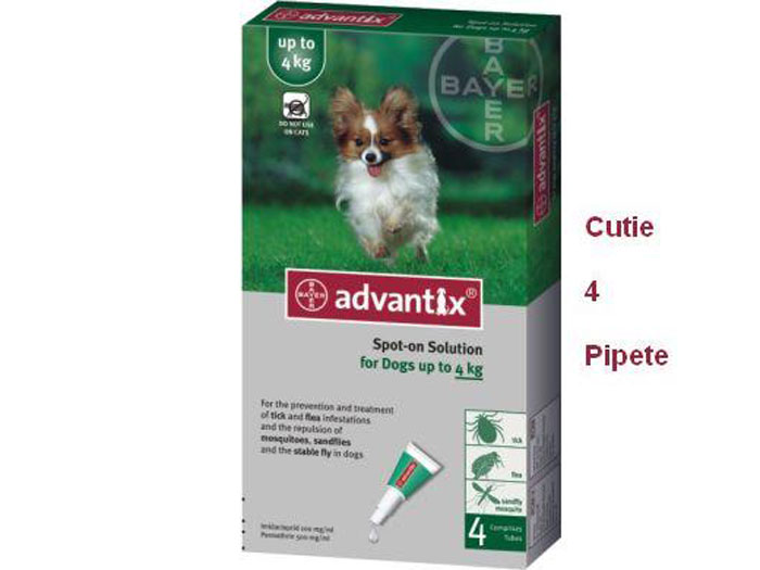 Preturi Animale de companie - Bayer - Advantix 40 (pana la 4kg)