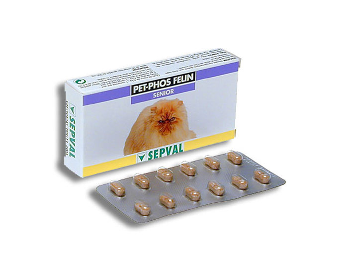 Preturi Animale de companie - Sogeval-PetPhos - Pet Phos Felin Senior 36 tablete