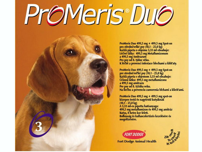 Preturi Animale de companie - Fort-Dodge - ProMeris Duo Spot-On Caine ML 3,33 ml