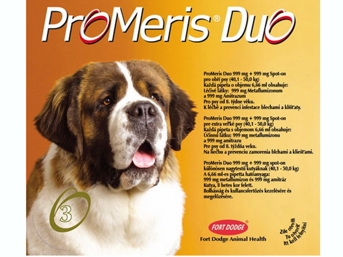 Preturi Animale de companie - Fort-Dodge - ProMeris Duo Spot-On Caine XL 6,66 ml