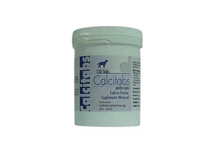 Preturi Animale de companie - Richter Pharma - CalciTabs 150 tablete