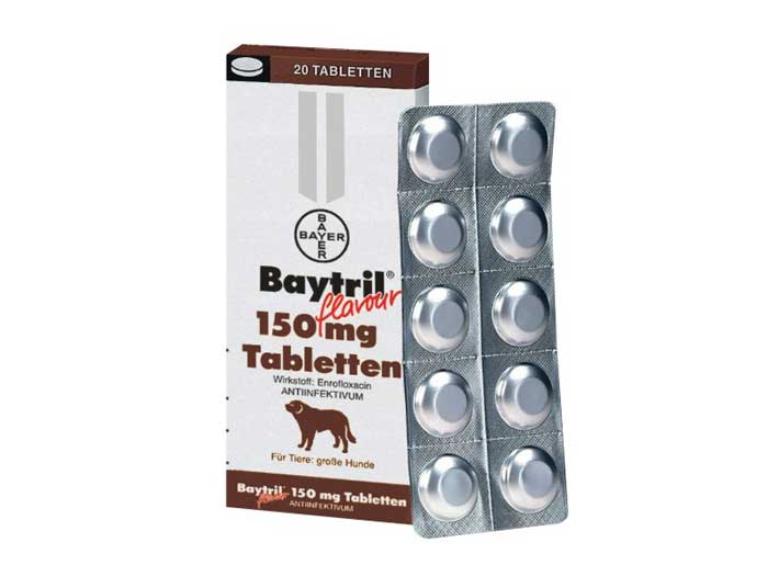 Preturi Animale de companie - Bayer - Baytril 150mg x 20tbl